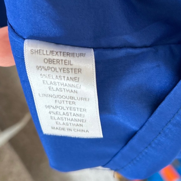 💓Beautiful Royal Blue Cap Sleeve V Neck Formal Dress - Picture 11 of 13